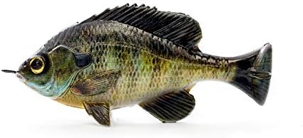 Savage Gear Pulse Tail Bluegill Loosebody Fishing Bait, 1 1/4 oz, Bluegill, Realistic Contours, Colors & Movement, Durable Construction, Heavy-Duty Weighted Fishing Hook, 100% Weedless