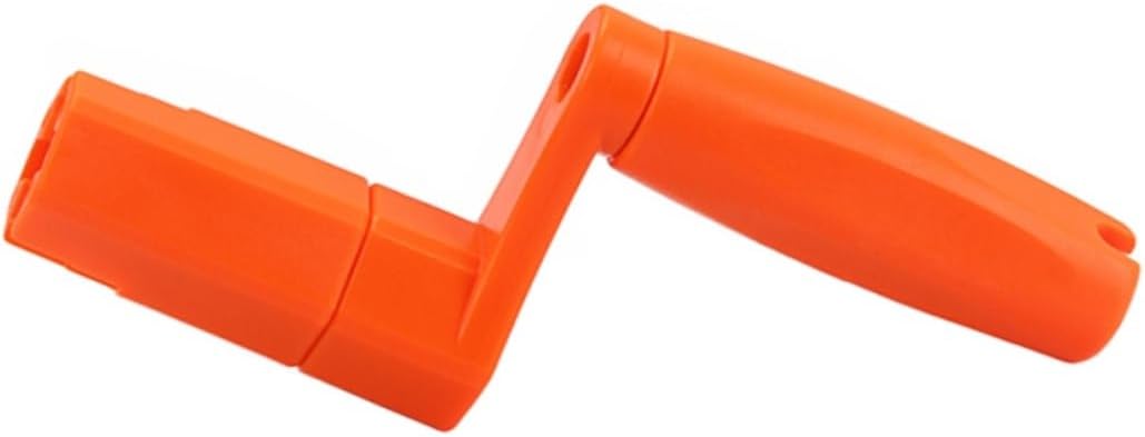 Toyvian 3pcs Multifunctional Guitar String Winder and Bridge Pin Puller Hexagonal Drill Adapter Portable Tool for Guitar Bass Mandolin Banjo Dobro Ukulele Orange