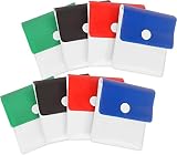 8 pcs Pocket Ashtray Pouch- Fireproof PVC-Odor free-Portable Compact- Assorted Color