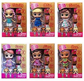 Amazon.com: Doll Girls HOT Seller Boxy Girls Mini Set de 6 (Tasha ...