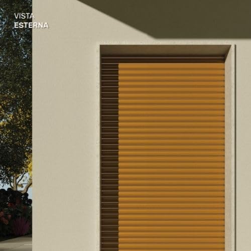 Tapparella Avvolgibile in Alluminio Antizanzare | Tapparelle Alluminio per Finestre e Porta Finestra | Tapparella Zanzariera Microforata | Made in Italy | Personalizzabile