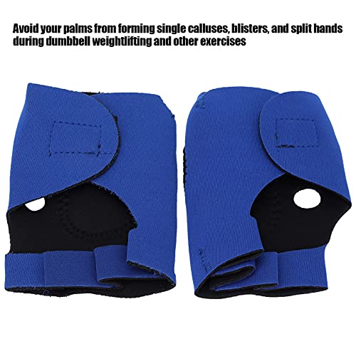 Luvas de Ginástica para Treino Luvas Não Estéreis (Azul)