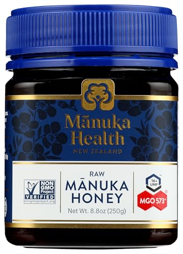image for Manuka Health UMF 16+/MGO 573+ Manuka Honey (250g/8.8oz), Superfood, A
