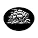 Majestic Brigantine Old Vessel Nautical Retro 3 Shapes Mania PopSockets Adhesive PopGrip