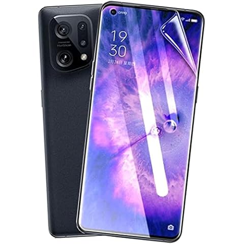 2Pcs Nano Hydrogel Film for Oppo Find X5 Pro 5G 6.7" Soft Flexible Film Transparent TPU Screen Protectors Fingerprint Unlock Explosion-proof NOT Tempered Glass Cover