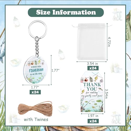 Image of Party Favors Theme Baby-Shower Keychain Set