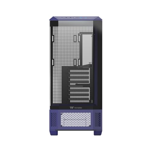 Image of Thermaltake View 600 TG; Full Tower; 420mm Radiator Support; 480mm GPU Clearance; Hidden Connector Support; Rotatable PCIe Slots; 220mm PSU Clearance; Future Dusk; CA-11H-00FNWN-00