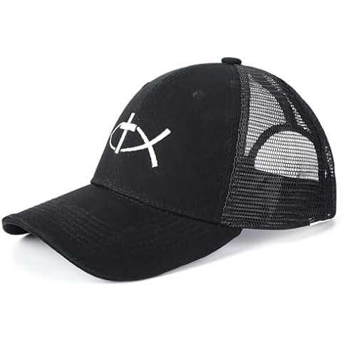 FISHEAL Baseball Cap for Men - Classic Lightweight Trucker Hat Largemouth Bass Fishing Accessories Cover
