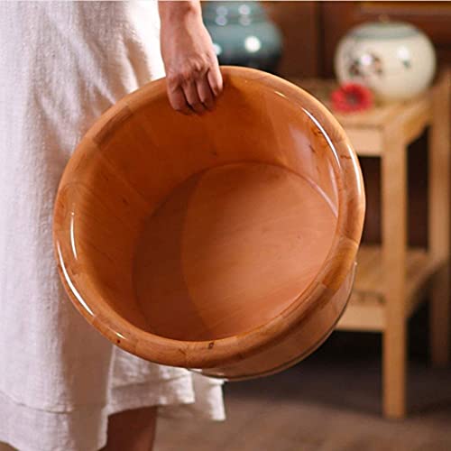 Spa de pies de madera para uso en casa con tapa sólida miniatura 5