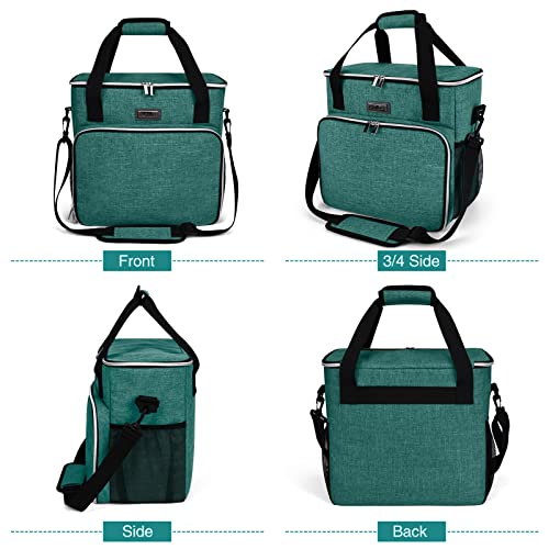 Baglher Dog Travel Bag, Pet Travel Bag（All Pet Travel Supplies）, With 2 Pet Food Containers And 3 Collapsible Silicone Bowls; Essential Kits For Pet Travel Green #TOP1