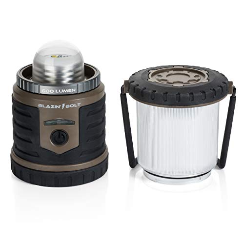 Blazin' Battery LED Rechargeable Lantern | 500 Hour Runtime | Power Bank | Storm Light (600 Lumen, Taupe) - Thumbnail 6