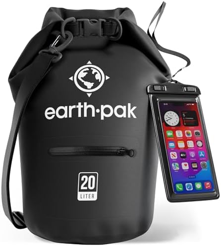 Earth Pak Waterproof Daypack – 5L Roll-Top Dry Bag