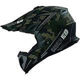 Nutze Deine vorhandene Cross-Brille | In den großen Visierausschnitte passen fast alle gängigen MX-Brillen. So bist Du flexibel. Optional kannst Du die Broken Head Goggle verwenden.