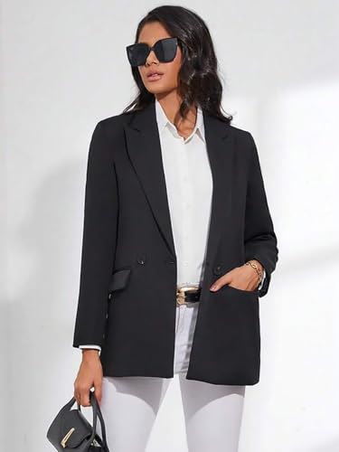 Image of KOTTY Womens Open Front Blazer for Women - Workwear Style Lightweight Blazer for All Seasons
