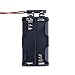 Hilitchi 2set Thicken Battery Holder for 4 x AA with Standard Snap Connector and Hard Plastic Housing T Type Wire