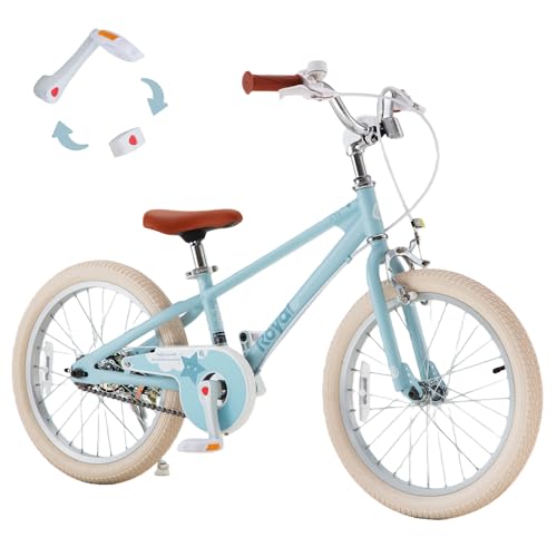 Image of RoyalBaby EZ Kids Bike,12 14 16 18 Inch Convertible Balance to Pedal Bike for Boys & Girls,Beginner Bicycle for Ages 2-9 Years