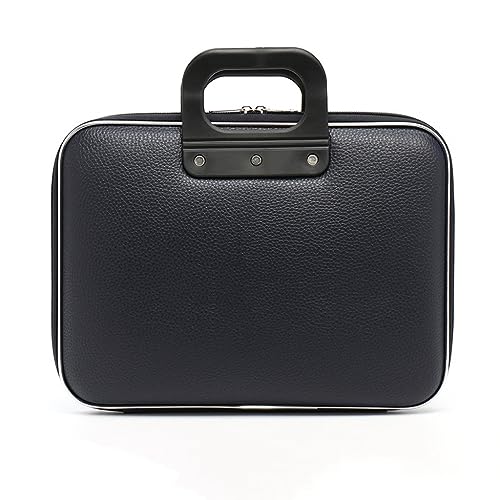 Leather Hard Shell Briefcase Handbag Laptop Bag Tablet