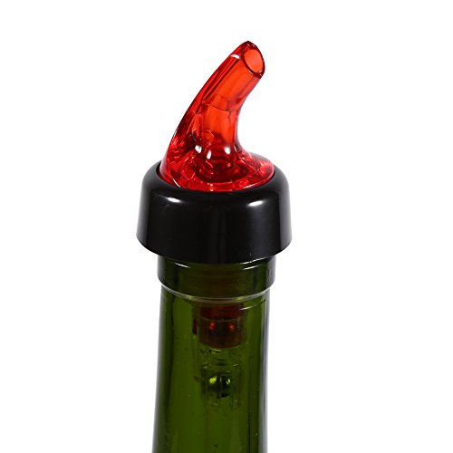 OUCRIY 1 dispensador de botellas medidoras de vaso de chupito de 15 ml (rojo)