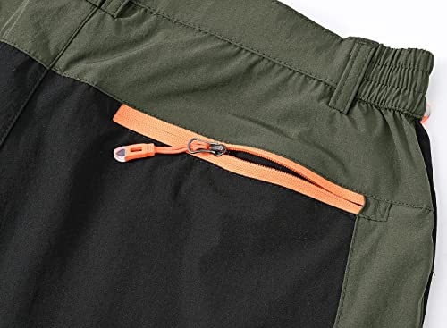 Tbmpoy Men's Hiking Work Cargo Pants Lightweight Waterproof Quick Dry Outdoor Mountain Pant Fishing Camping Green 30 #TOP4