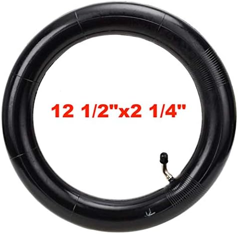 1-Pack 12.5" Scooter Inner Tube 12 1/2 x 2 1/4 Angled Valve Stem 12.5" x 2.25" Tube Compatible with 12.5X1.75 12.5 X 1.95 12.5 X 2.125 12.5 x 2.25 Most Bike/Scooter Tire Tube