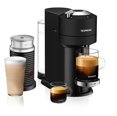 Nespresso Vertuo Next Deluxe Coffee and Espresso Maker by Breville with Aeroccino Milk Frother