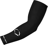 EvoShield Compression Arm Sleeve for Shooters - Moisture-Wicking Support, Muscle Recovery, Black Small/Medium