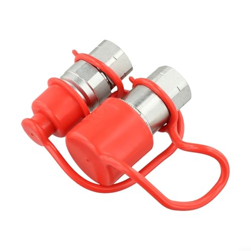 1 jeu de connecteurs hydrauliques à face plate pour BSP, raccords à dégagement rapide, pas de déversement, conforme à la norme ISO 16028, haute pression de fonctionnement jusqu'à 325 bar (NPT 7,6-20,3