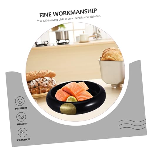 Plato para sushi reutilizable KICHOUSE de plástico miniatura 3