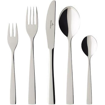Villeroy &amp; Boch - Elisabeth 30-Piece Cutlery Set, Classic Cutlery Set for 6 People, 6 Table Knives, 6 Table Forks, 6 Table Sp