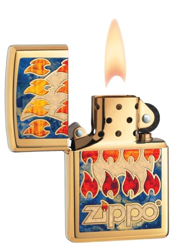 Encendedor Zippo c/Logo Classic Cromo Pulido miniatura 3