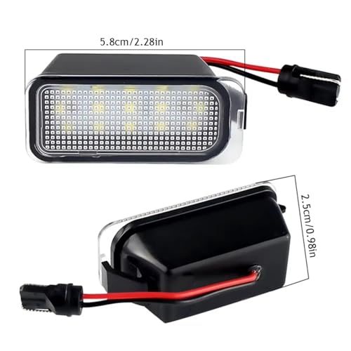 Luces de matrícula para Escape, Explorer y Ranger de 2011 a 2020 5