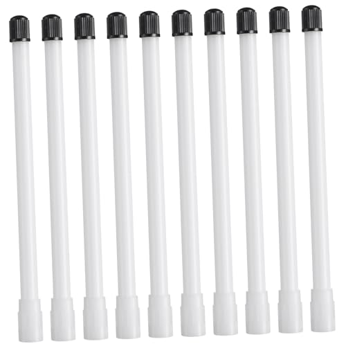Holibanna 10pcs Plastic Valve Stem Extender Rods for Easy Inflation of Electric Scooters and Vehicles Durable Tire Valve Extension Nozzles for Quick Tire Inflation