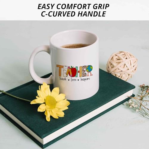 Taza de cerámica para profesor con capacidad de 11 onzas miniatura 6