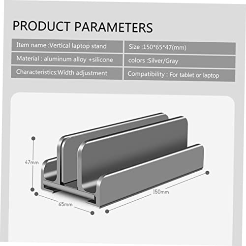 Soporte ajustable de aluminio para laptop con ranuras miniatura 5