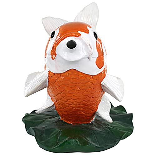 Design-Toscano-EU59307-Kohaku-Asian-Koi-Piped-Spitter-Statueorange