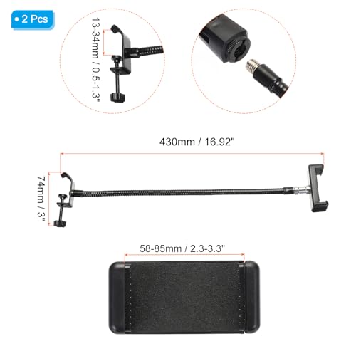 Support de microphone de bureau pour visioconférence télétravail et streaming