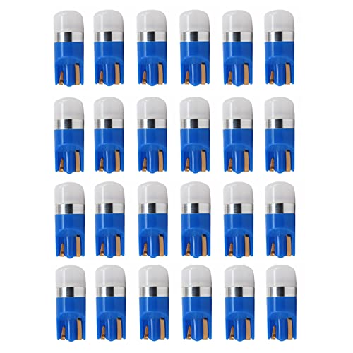 Wljh Ice Blue T10 W5W 194 Led Bulb Gauge Cluster Instrument Panel Dash Lights Interior Car Dome Bulbs License Plate Side Clearance Marker Parking Light, Set Of 20 #TOP26