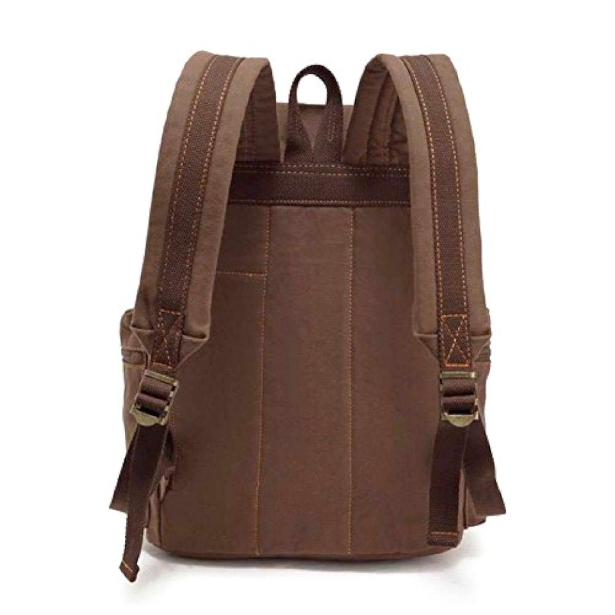 Vintage Canvas Backpack Leather Rucksack