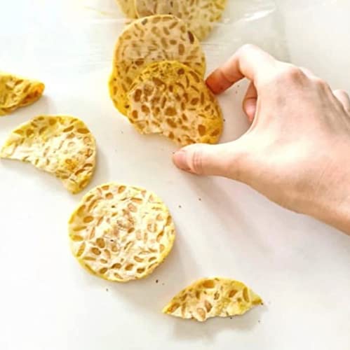 TEMPEHSTATION High Protein Chickpea Tempeh Chips |100g*5=500 gms - 100% Vegetarian/Vegan Protein | Dairy & Gluten Free | Gut-Friendly | High Fiber | Low Carb | No all purpose flour (Balado flavour) - Thumbnail 5