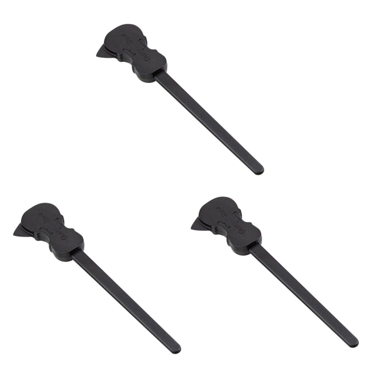 TOYANDONA 3pezzi Guitar Bow Per Chitarra Acustica Strumento Musicale Versatile Facile Da Usare Per Folk e Classico Realizzato Materiale Leggero e Resistente Per Musicisti Di Tutti