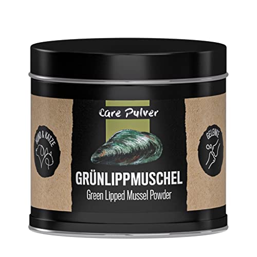 alphazoo Moule à lèvres vertes pour chien, chat et cochon d'Inde, etc. I Poudre de moule à lèvres vertes de Nouvelle-Zélande 250 g I Poudre articulaire naturelle de qualité pleine de graisse