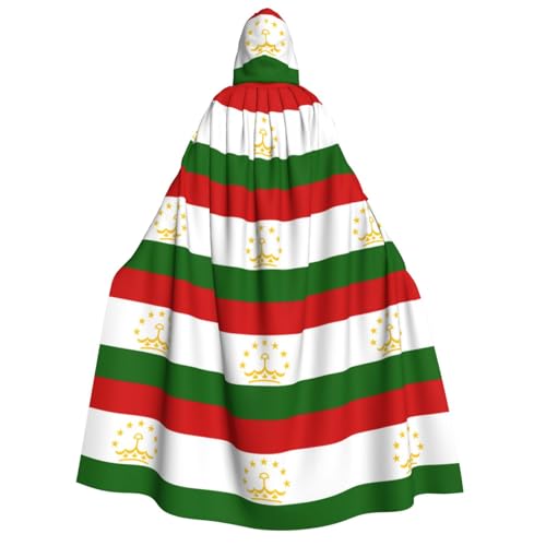 Cape à capuche drapeau Tadjikistan costume médiéval homme