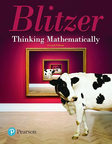 Thinking Mathematically -- MyLab Math with Pearson eText Access Code