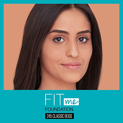 image for Maybelline New York Fit Me Matte + Poreless Liquid Foundation, Pouch F