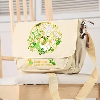 [harusakura] ショルダーバッグ ナヒーダ バックパック 草神 斜めがけ ななめがけバッグ 須弥 ワンショルダーバッグ 多収納 旅行 軽量 カジュアル キャンバス 可愛い 小物 誕生日 プレゼント