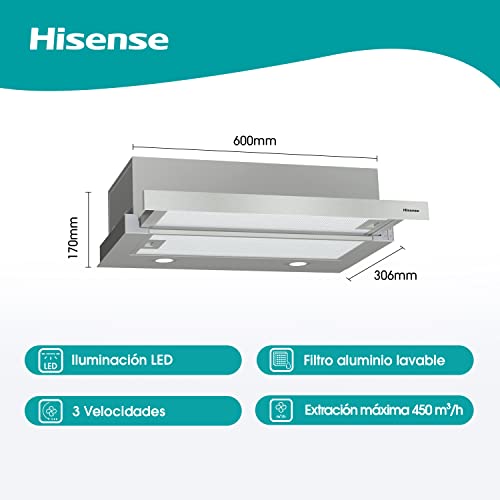 Hisense-CH6TL4BX-Campana-Telescopica-60-cm-Capacidad-de-Succion-de-450-mh-Iluminacion-LED-Facil-Limpieza-y-Mantenimiento