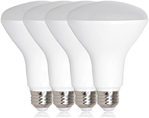 Maxxima LED 75 Watt Equivalent BR30 Indoor Recessed Can Light Bulb - Flicker-Free Dimmable, 11 Watt 4000k Floodlight Neutral White Bulb, 950 Lumens, Energy Star - 4 Pack