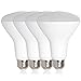 Maxxima LED BR30 75 Watt Equivalent Dimmable 11 Watt LED Light Bulb Neutral White 950 Lumens Energy Star, 4000K (Pack of 4)