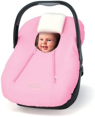 Cozy Car Seat Microfiber and Fleece Cover- Pink