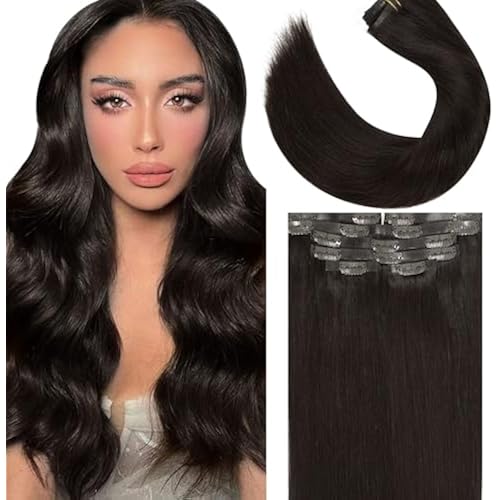 Lacer Hair 16 Inch Seamless Clip in Human Hair Extensions
